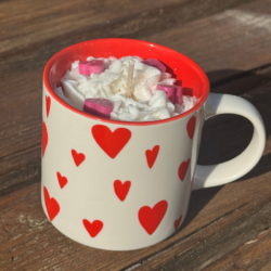 Bougie mug coeurs đź’•