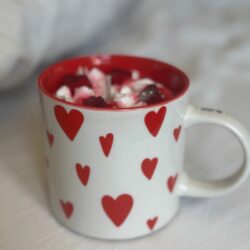Bougie mug coeurs ❤️