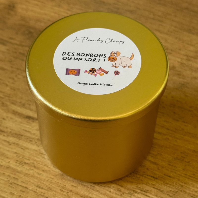 Bougie dorée des bonbons ou un sort ! – Image 2
